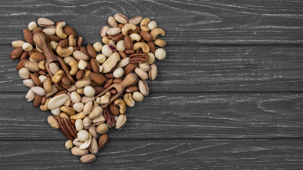 Nuts are basic ingredients of the Mediterranean diet.